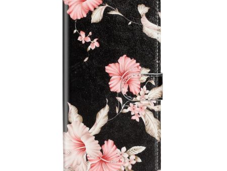 Samsung Galaxy S20 Pink Flowers Cover m. Pung - Sort   Lyserød Fashion