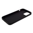 iPhone 12   12 Pro Minimalistisk Mat Fleksibelt Plastik Cover - Sort Discount