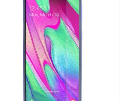 Samsung Galaxy A40 Beskyttelsesglas - Case Friendly - Skærmbeskyttelse - Gennemsigtig Discount