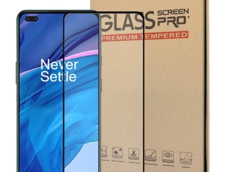 OnePlus Nord   Nord 2 (5G) Hærdet Glas - Case Friendly - Skærmbeskyttelse - Sort Ramme Discount