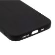 iPhone 12   12 Pro Minimalistisk Mat Fleksibelt Plastik Cover - Sort Discount