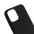 iPhone 12   12 Pro Minimalistisk Mat Fleksibelt Plastik Cover - Sort Discount