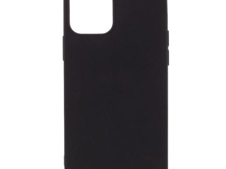 iPhone 12   12 Pro Minimalistisk Mat Fleksibelt Plastik Cover - Sort Discount