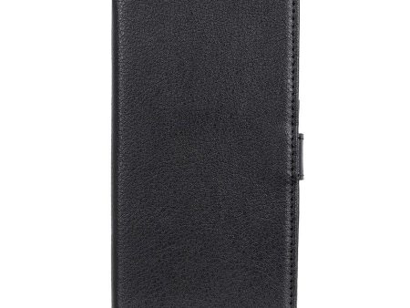 Sony Xperia L4 Litchi Texture Leather Stand Cover m. Pung - Sort Cheap