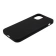 iPhone 12   12 Pro Minimalistisk Mat Fleksibelt Plastik Cover - Sort Discount