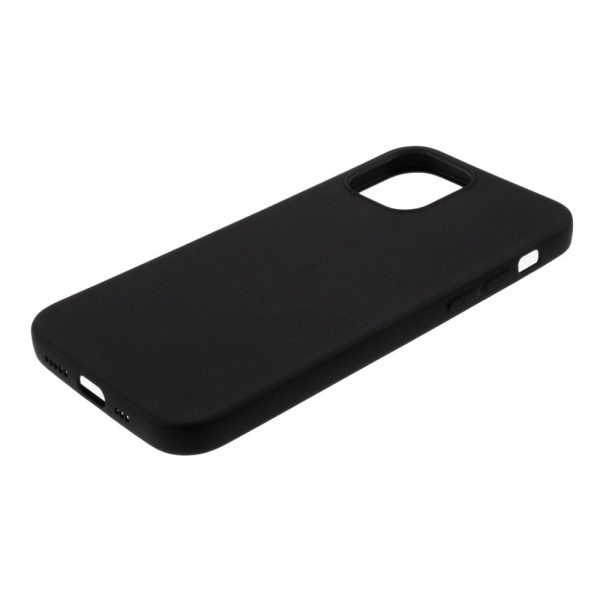 iPhone 12   12 Pro Minimalistisk Mat Fleksibelt Plastik Cover - Sort Discount