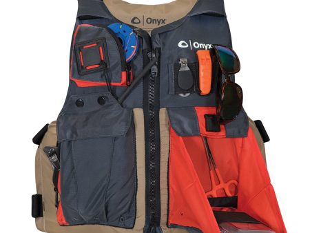 Onyx Kayak Fishing Vest - Adult Oversized - Tan Grey [121700-706-005-17] Sale