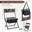 Foldable Patio Chair with Storage Pocket Backrest for Camping Hiking Online