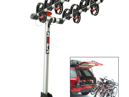 ROLA Bike Carrier - TX w Tilt & Security - Hitch Mount - 4-Bike [59401] For Discount