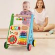 Toddler Push Walker Activity Center Toy with Burr-free Handle Cheap