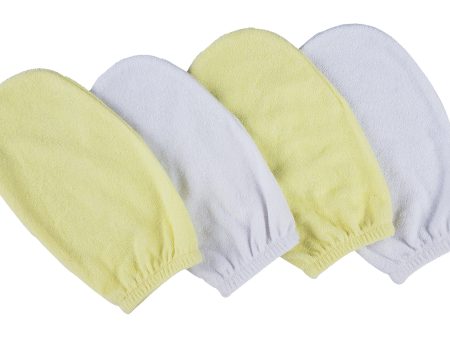 Washcloth Mitt - 4 pc Set Sale