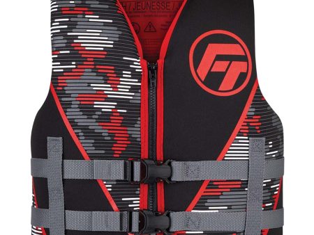 Full Throttle Youth Rapid-Dry Life Jacket - Red Black [142100-100-002-22] Fashion