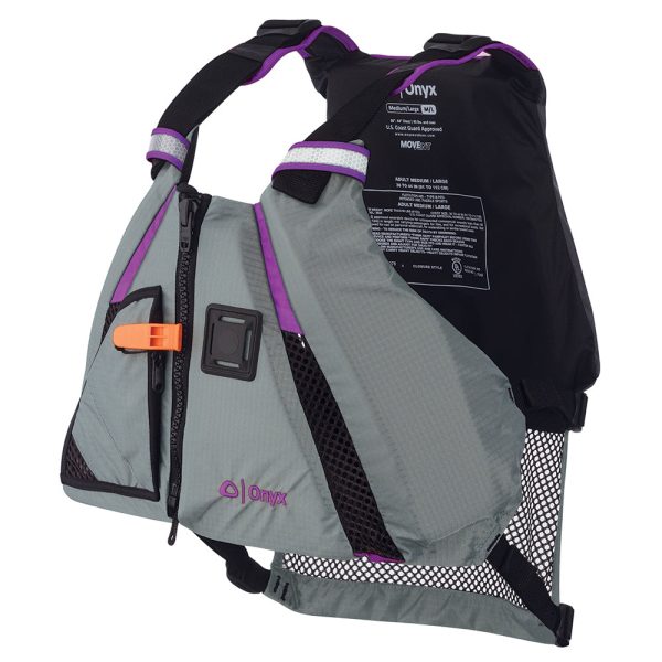 Onyx MoveVent Dynamic Paddle Sports Vest - Purple Grey - M L [122200-600-040-18] Supply