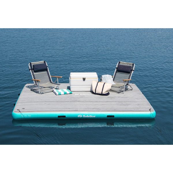 Solstice Watersports 10 x 8 Luxe Dock w Traction Pad  Ladder [38810] Cheap