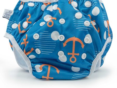 Anchors Reusable Swim Diaper, Adjustable 2-5 Years (20-55lbs) Beau and Belle Littles by Beau & Belle Littles For Discount