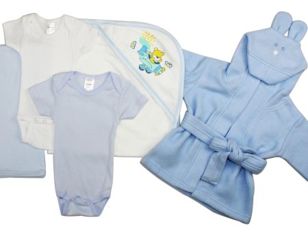 Boys 7 Pc Layette Baby Clothes Set Supply