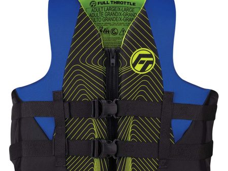 Full Throttle Adult Rapid-Dry Life Jacket - S M - Blue Black [142100-500-030-22] Online Hot Sale