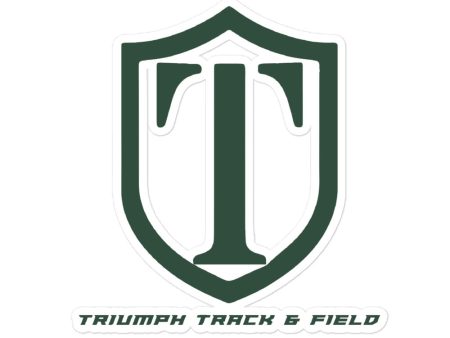 Triumph Track and Field Bubble-free stickers For Discount