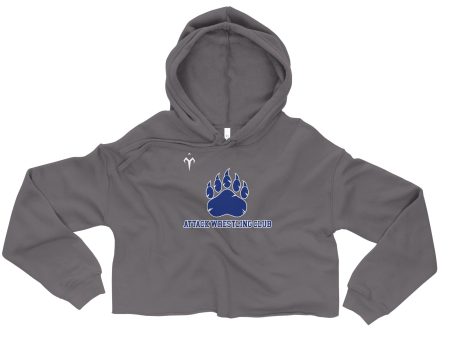 Attack Wrestling Club Crop Hoodie Hot on Sale