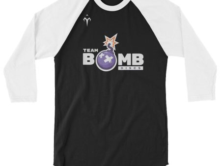 Team Bomb Discs 3 4 sleeve raglan shirt Online now