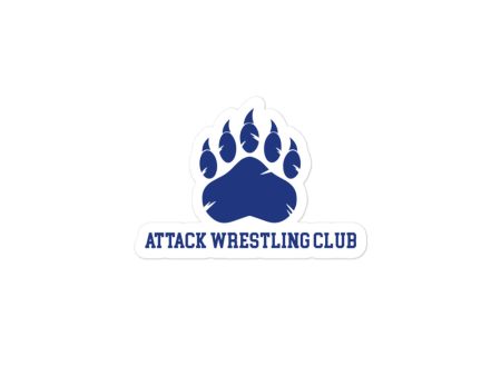 Attack Wrestling Club Bubble-free stickers Sale