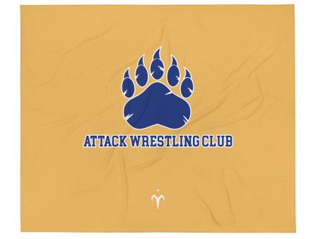 Attack Wrestling Club Throw Blanket Online Hot Sale