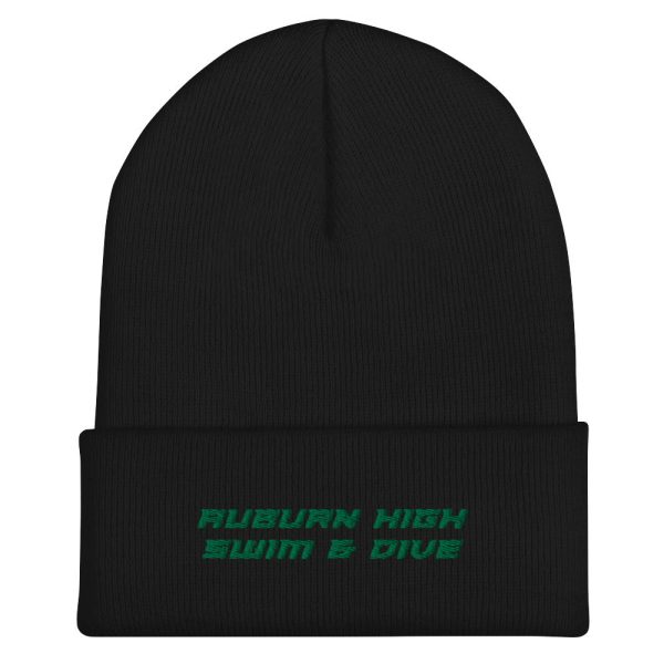 Auburn High Swim & Dive Cuffed Beanie Online now