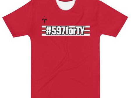 #597forTY Men s Running T-shirt Discount