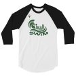 Auburn High Swim & Dive 3 4 sleeve raglan shirt For Sale