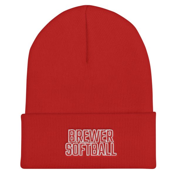 Brewer High School Softball Cuffed Beanie Sale