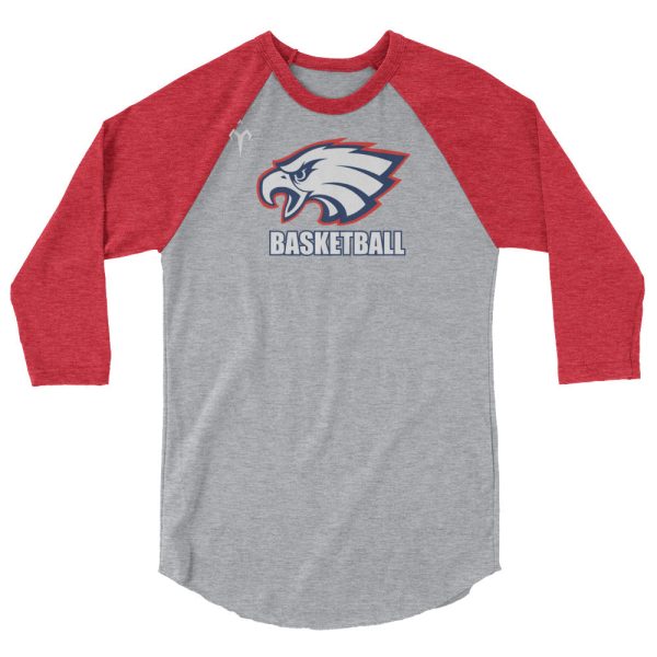 ALA Basketball 3 4 sleeve raglan shirt Sale