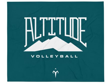 Altitude Volleyball Club Throw Blanket Online Sale