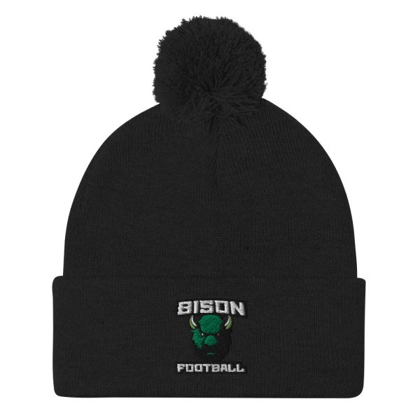 Bison Football Pom-Pom Beanie For Discount