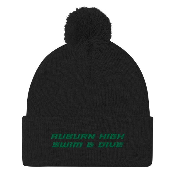 Auburn High Swim & Dive Pom-Pom Beanie Supply